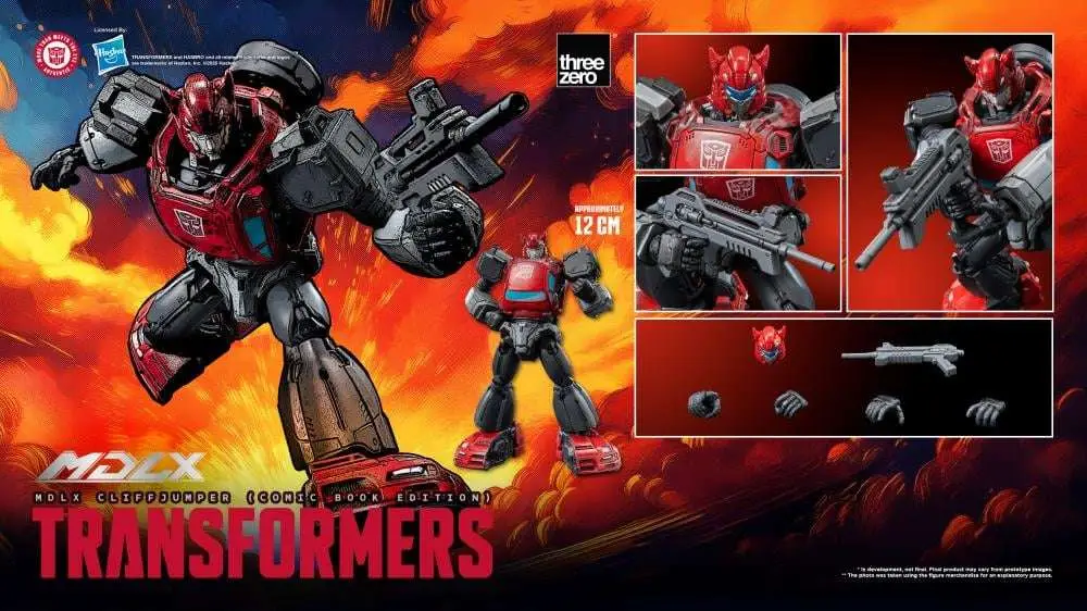Figurine Transformers mdlx cliffjumper (comic book edition) action